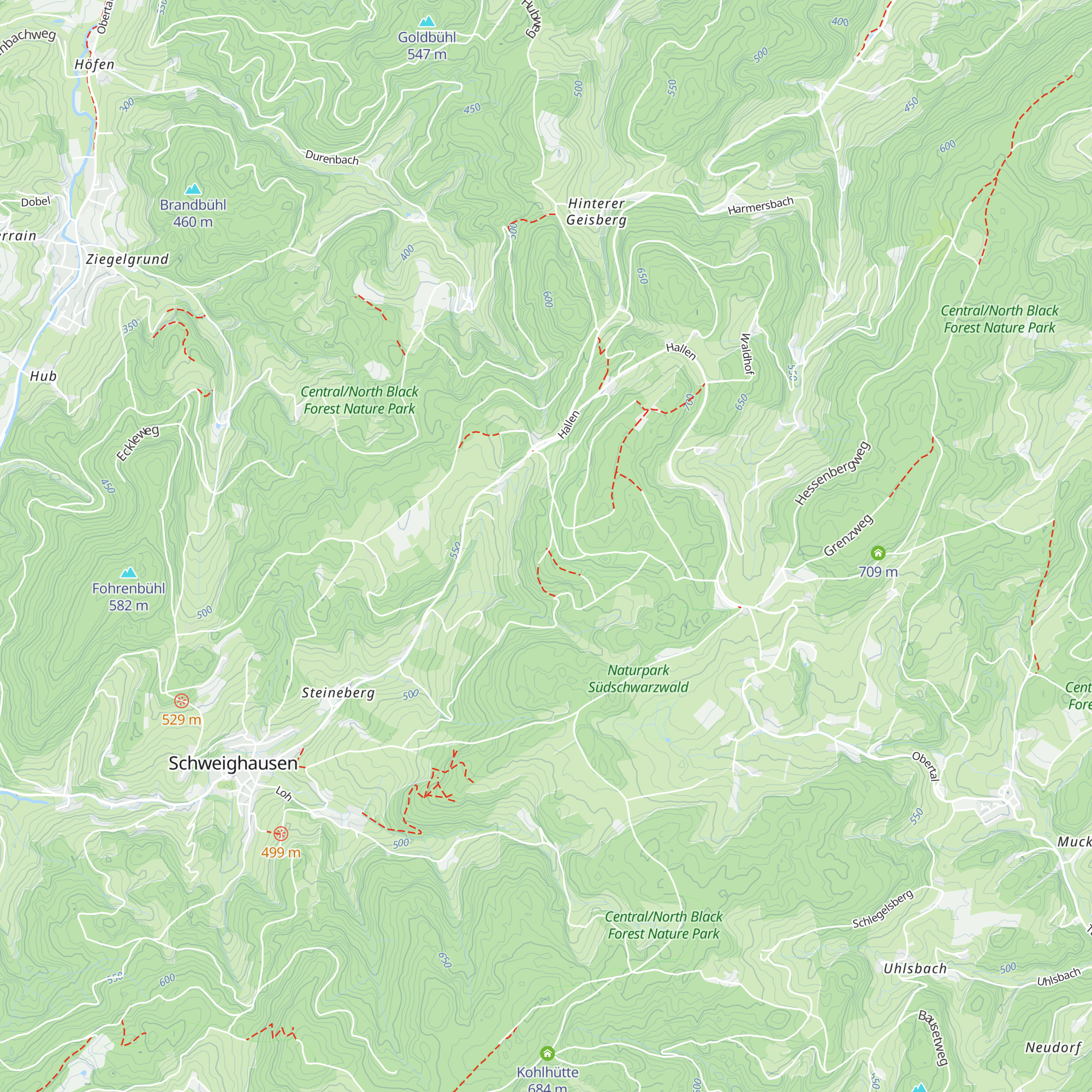 Lahrer Hütte map