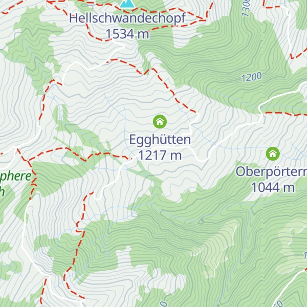 Map of Unter Egghütte