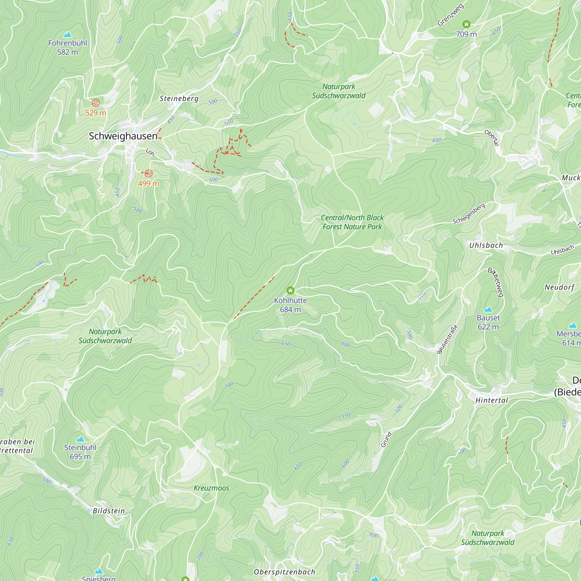 Kohlhütte map