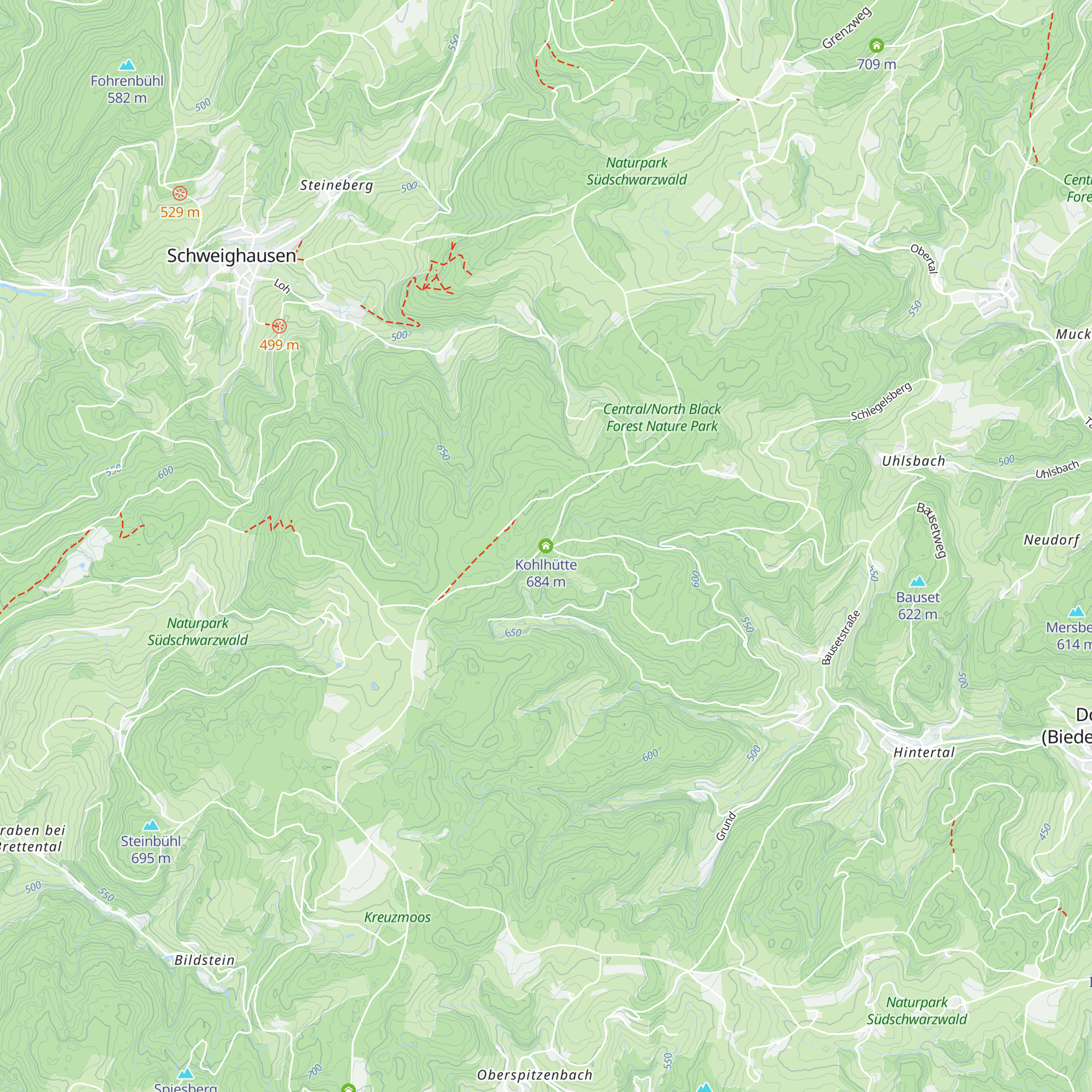 Kohlhütte map
