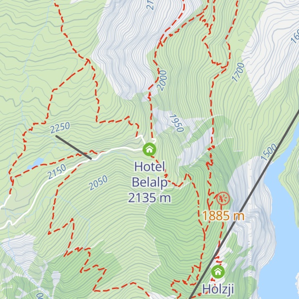 Map of Hotel Belalp