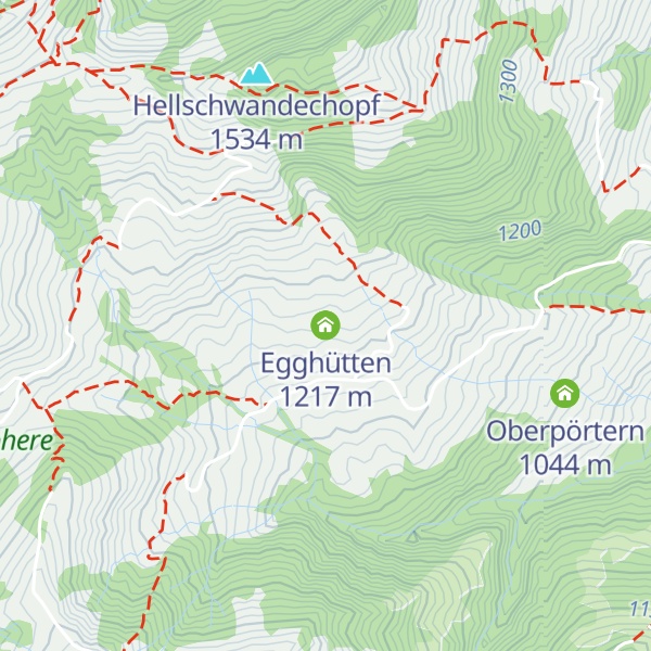 Map of Egghütten