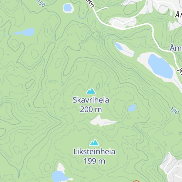 Map of Skavriheia