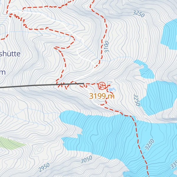 Map of Berghütte Hohsaas