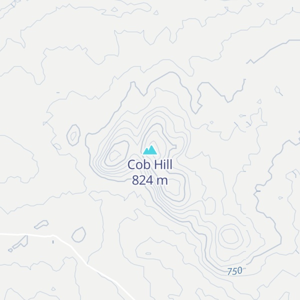 Map of Cob Hill