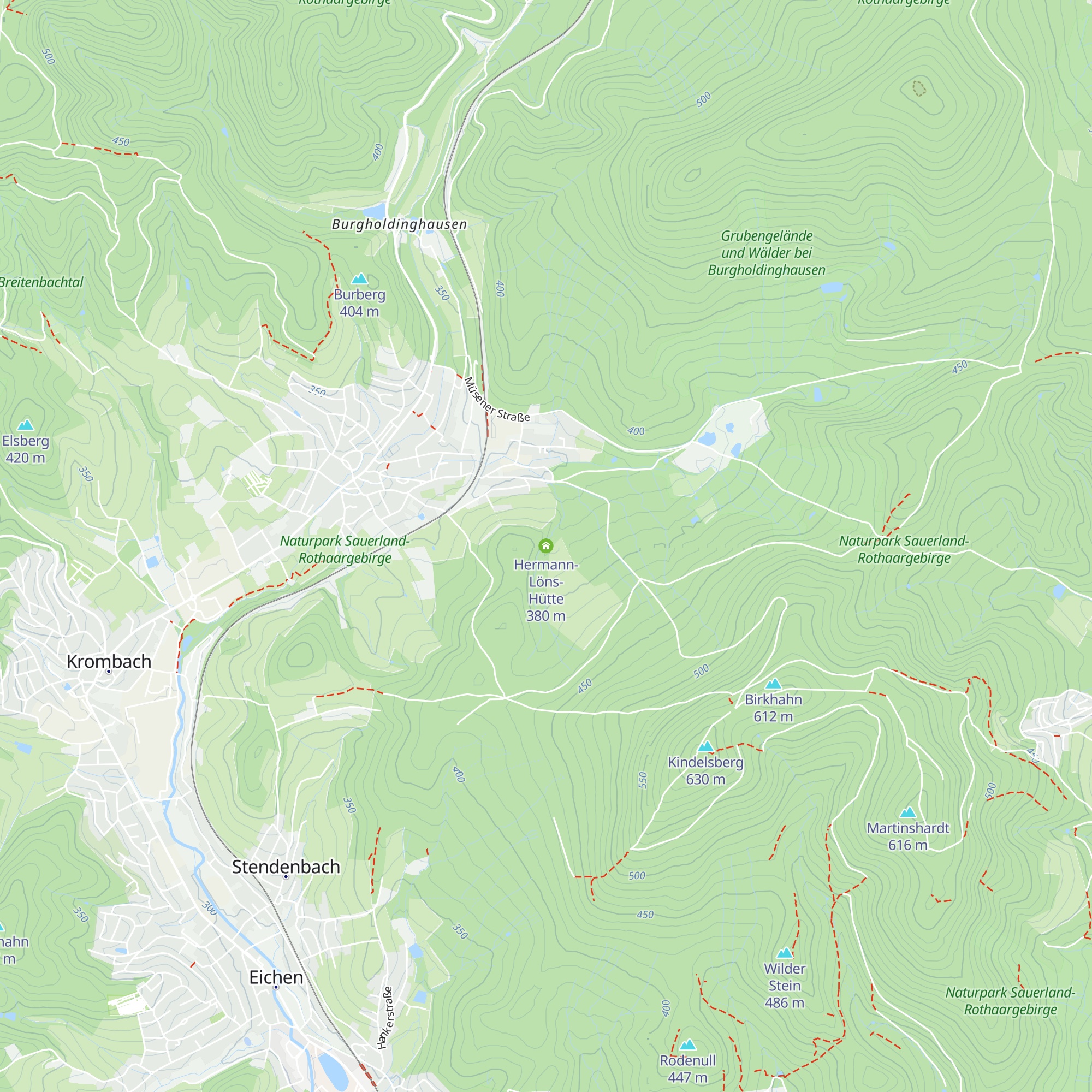 Hermann-Löns-Hütte map