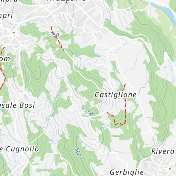 Map of Monte Cuchello