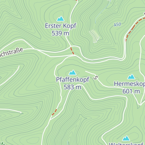 Map of Pfaffenkopf