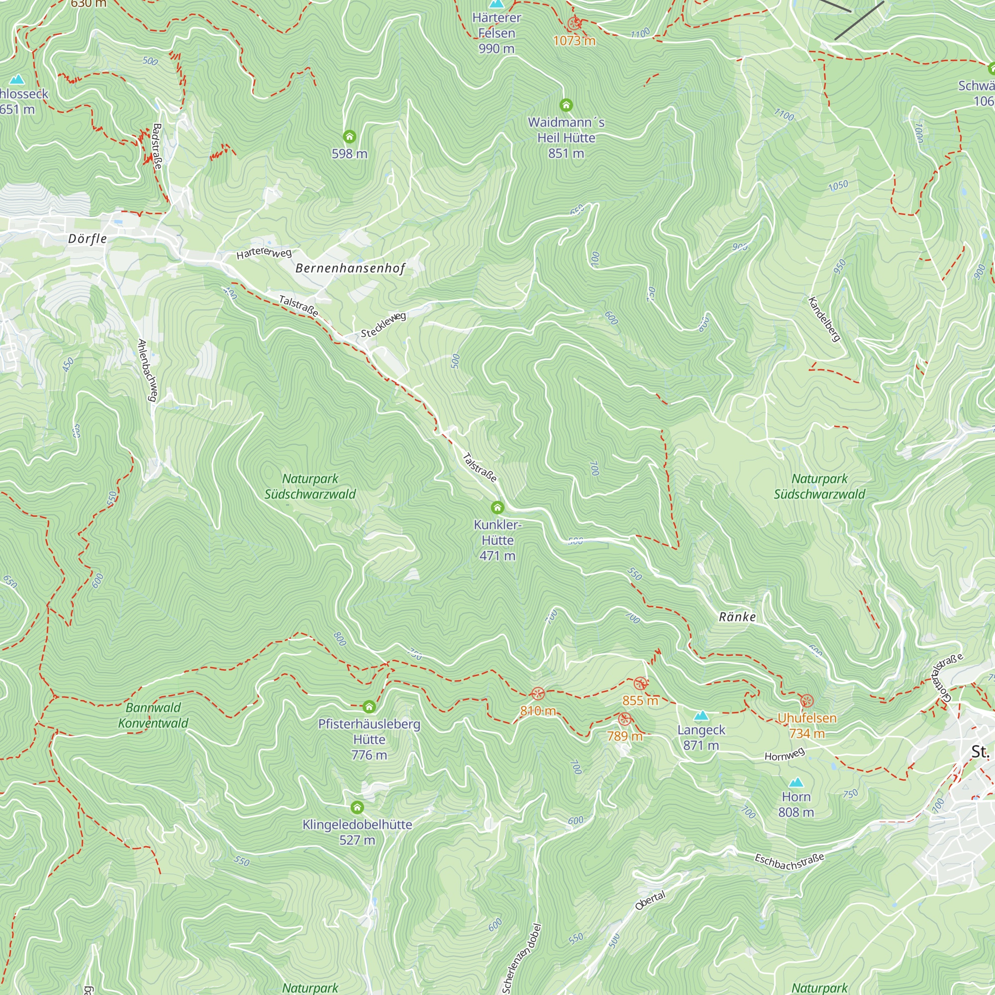 Albert-Schweitzer-Hütte map