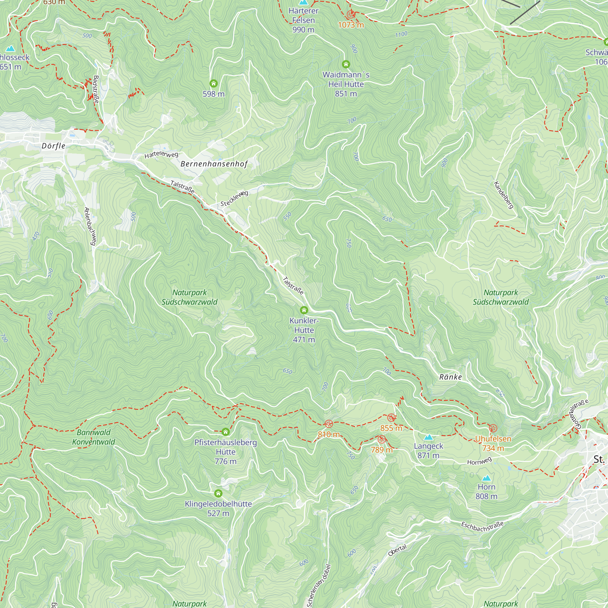 Albert-Schweitzer-Hütte map