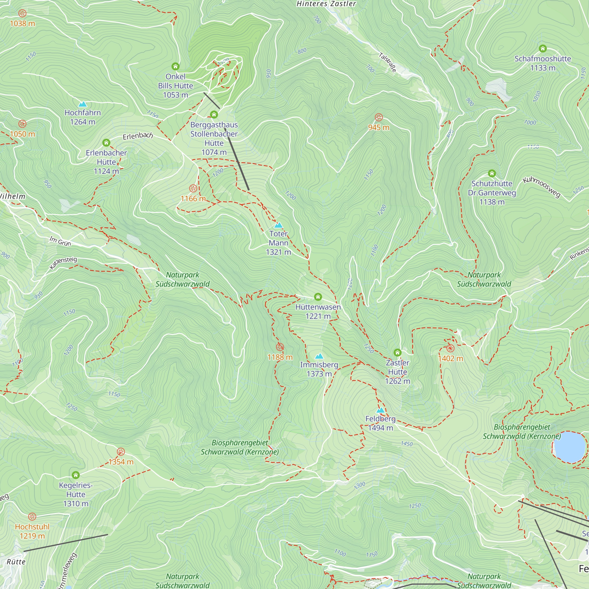Hüttenwasenhütte map