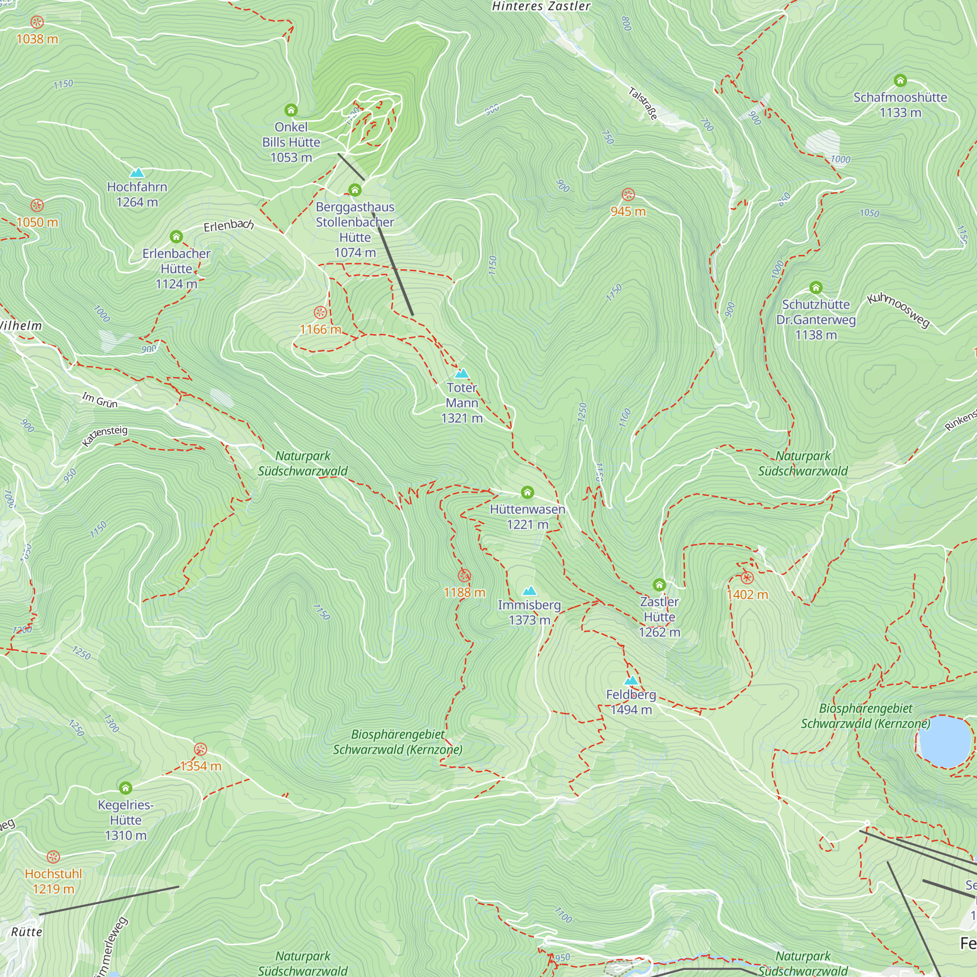 Hüttenwasenhütte map