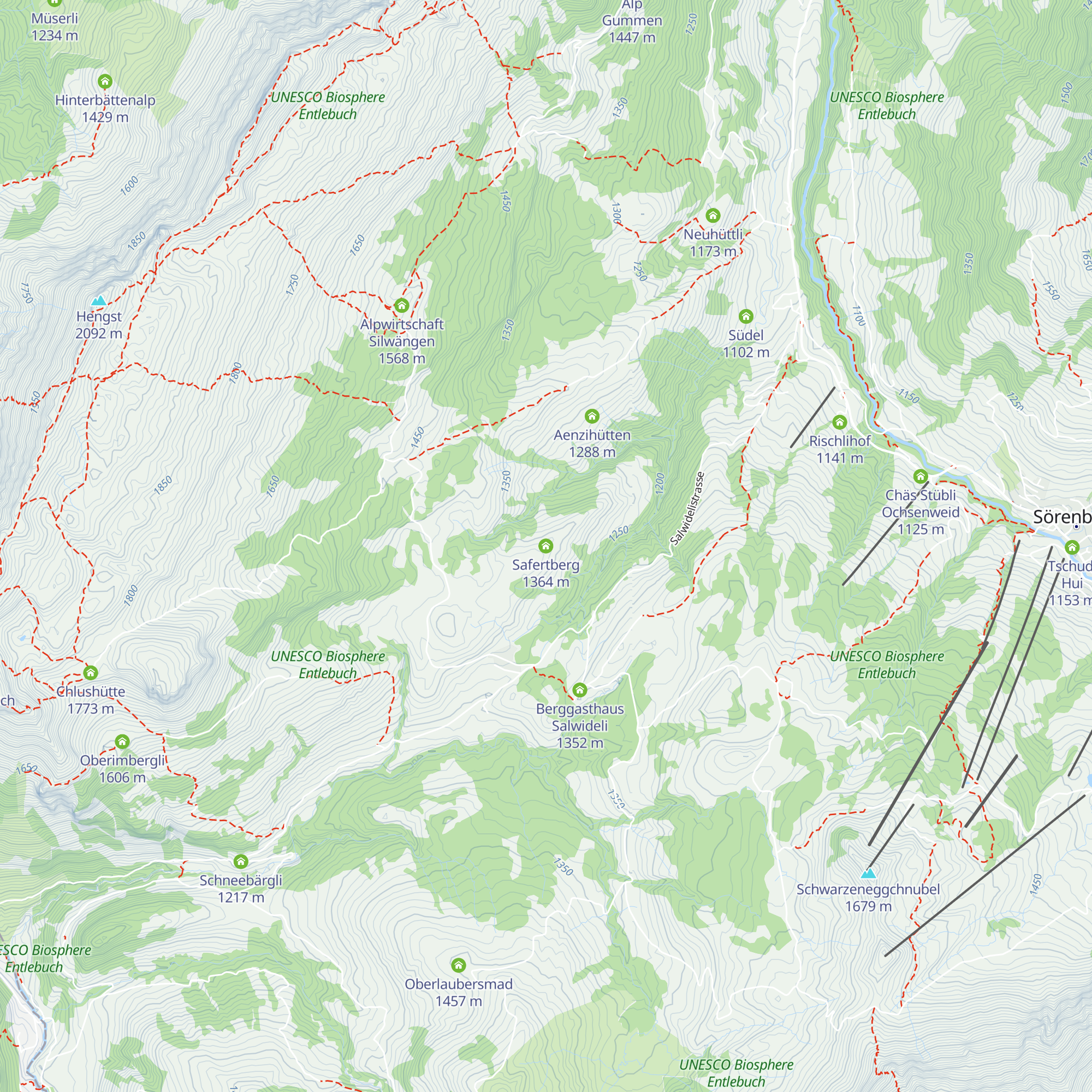 Safertberg map