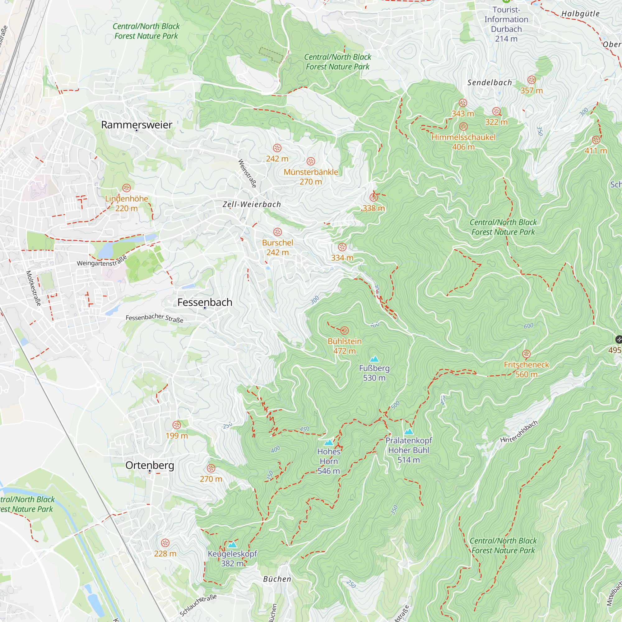 St. Ursula Hütte map