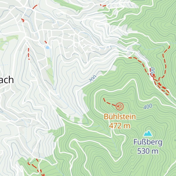 Map of St. Ursula Hütte