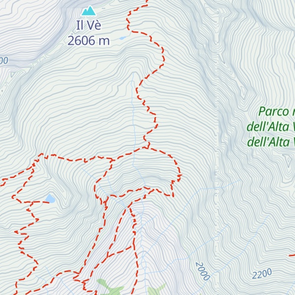 Map of Rifugio Vallè