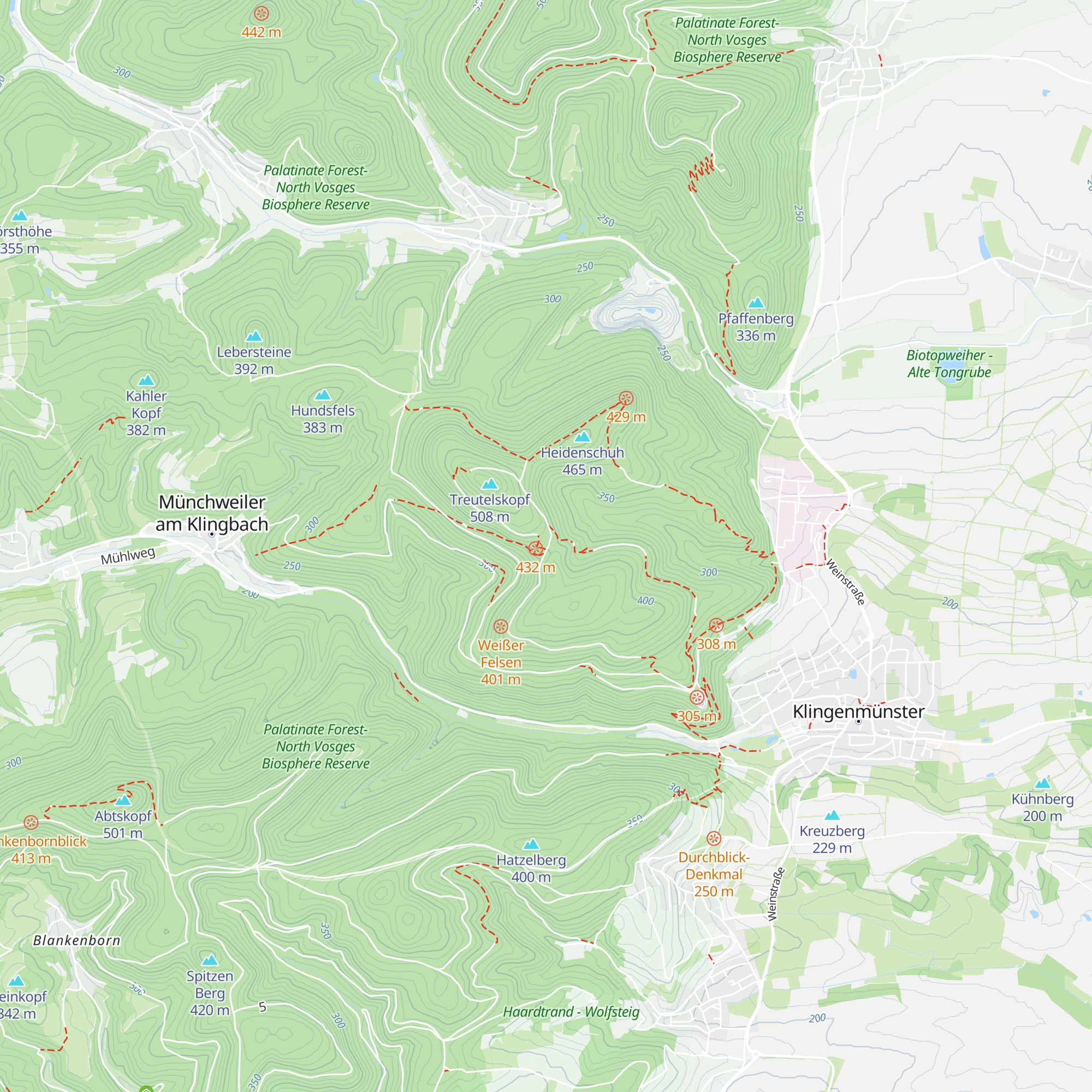 Prof.Schmitthütte (abgebrannt) map