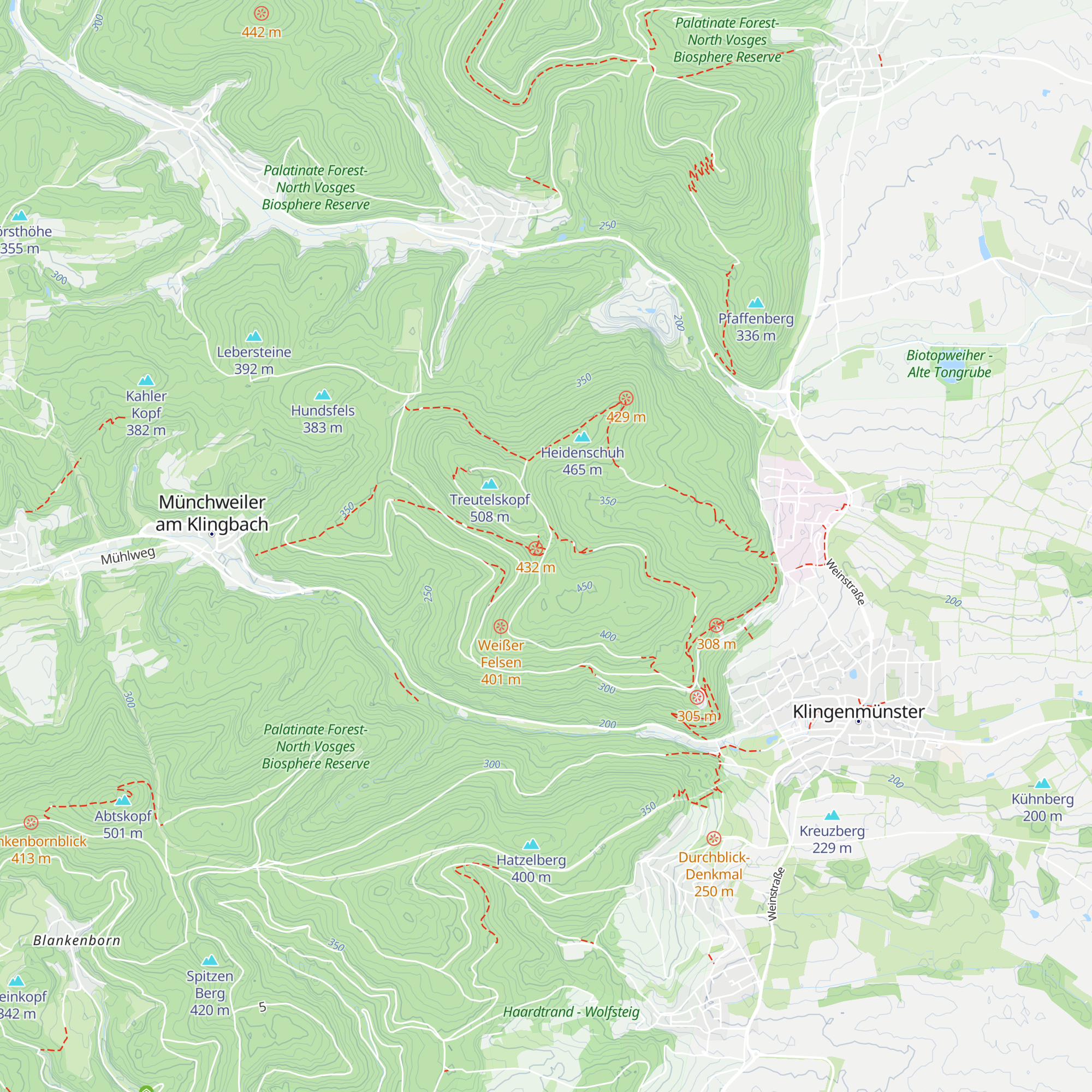 Prof.Schmitthütte (abgebrannt) map
