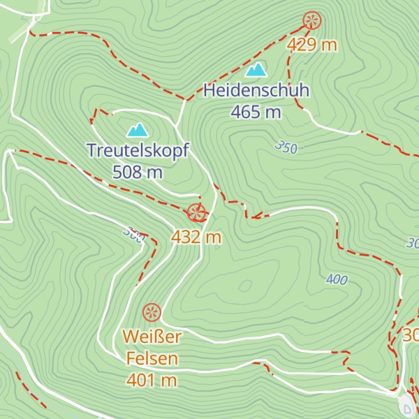 Map of Prof.Schmitthütte (abgebrannt)