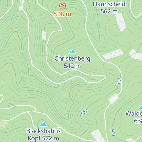 Map of Ossenstein Hütte