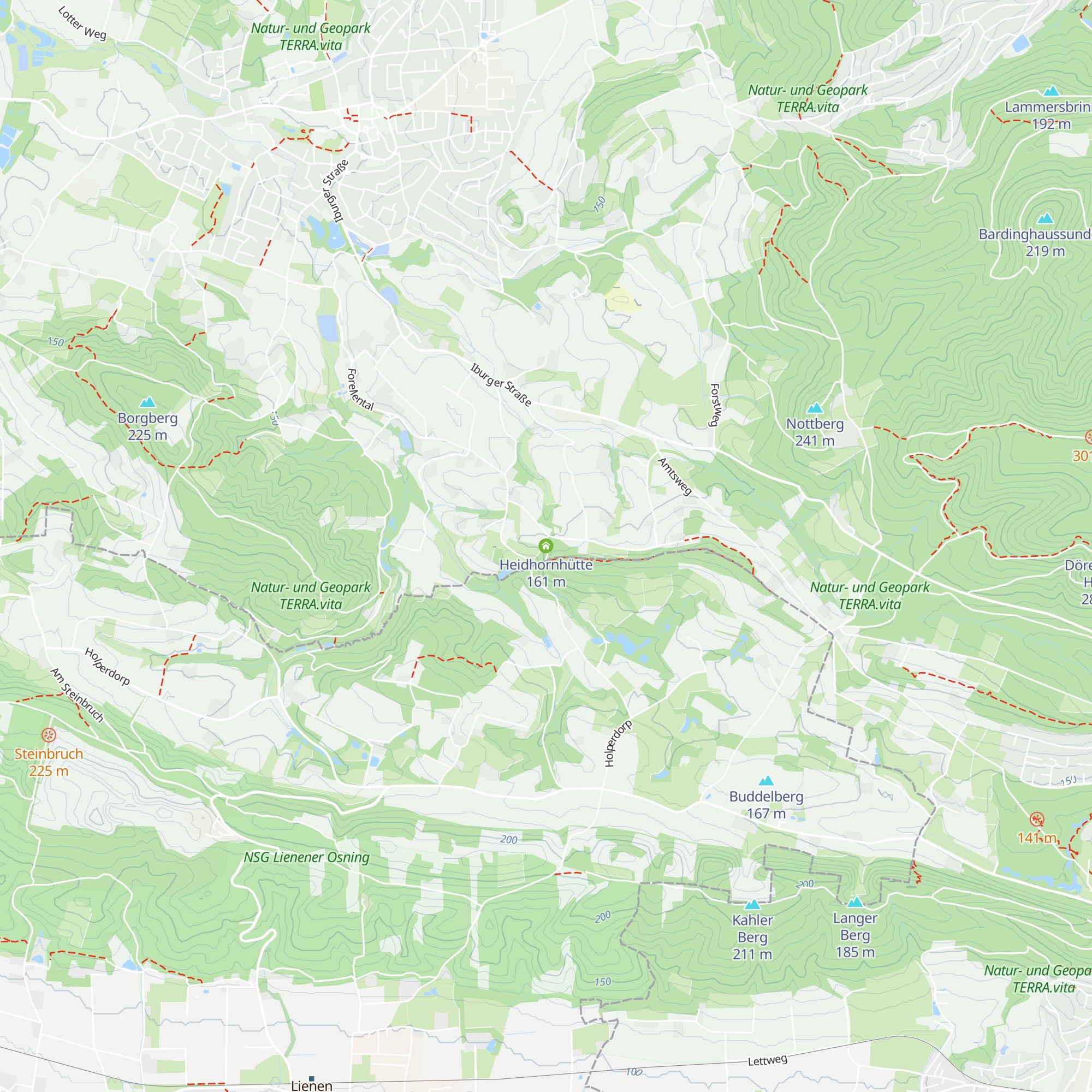 Heidhornhütte map