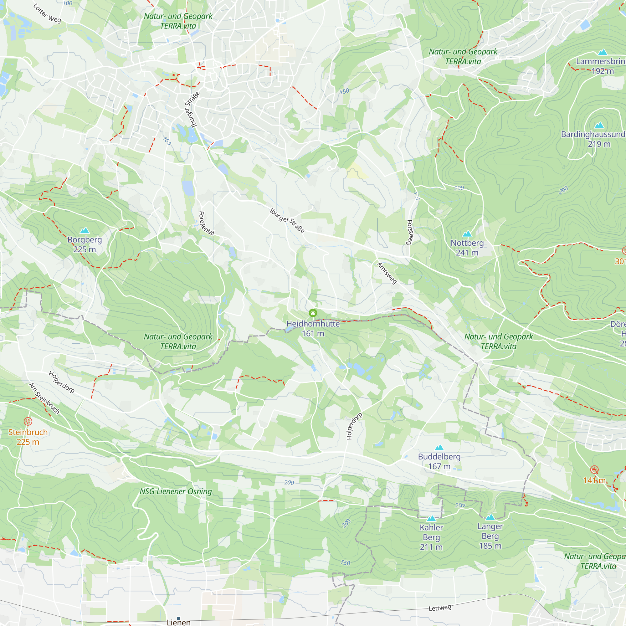 Heidhornhütte map