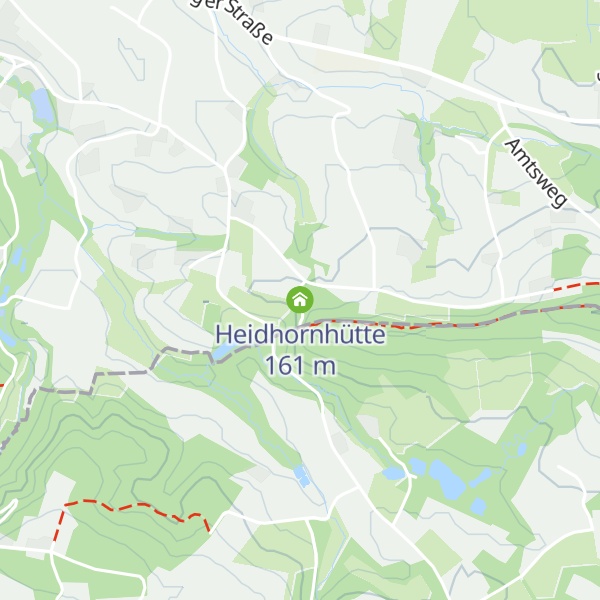 Map of Heidhornhütte