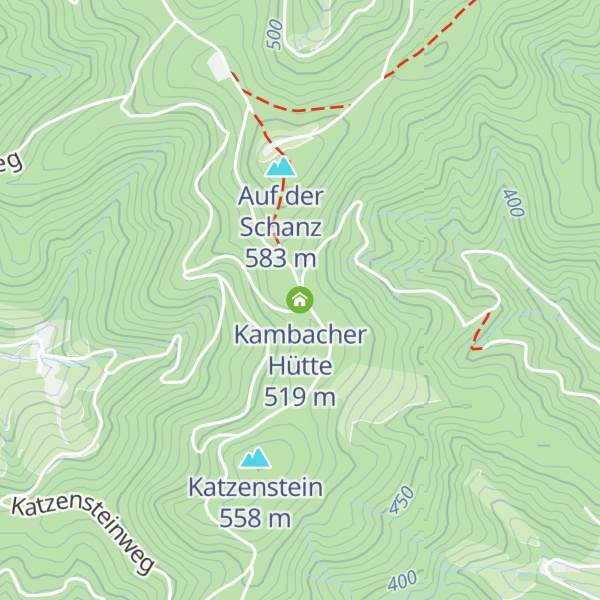 Map of Kambacher Hütte
