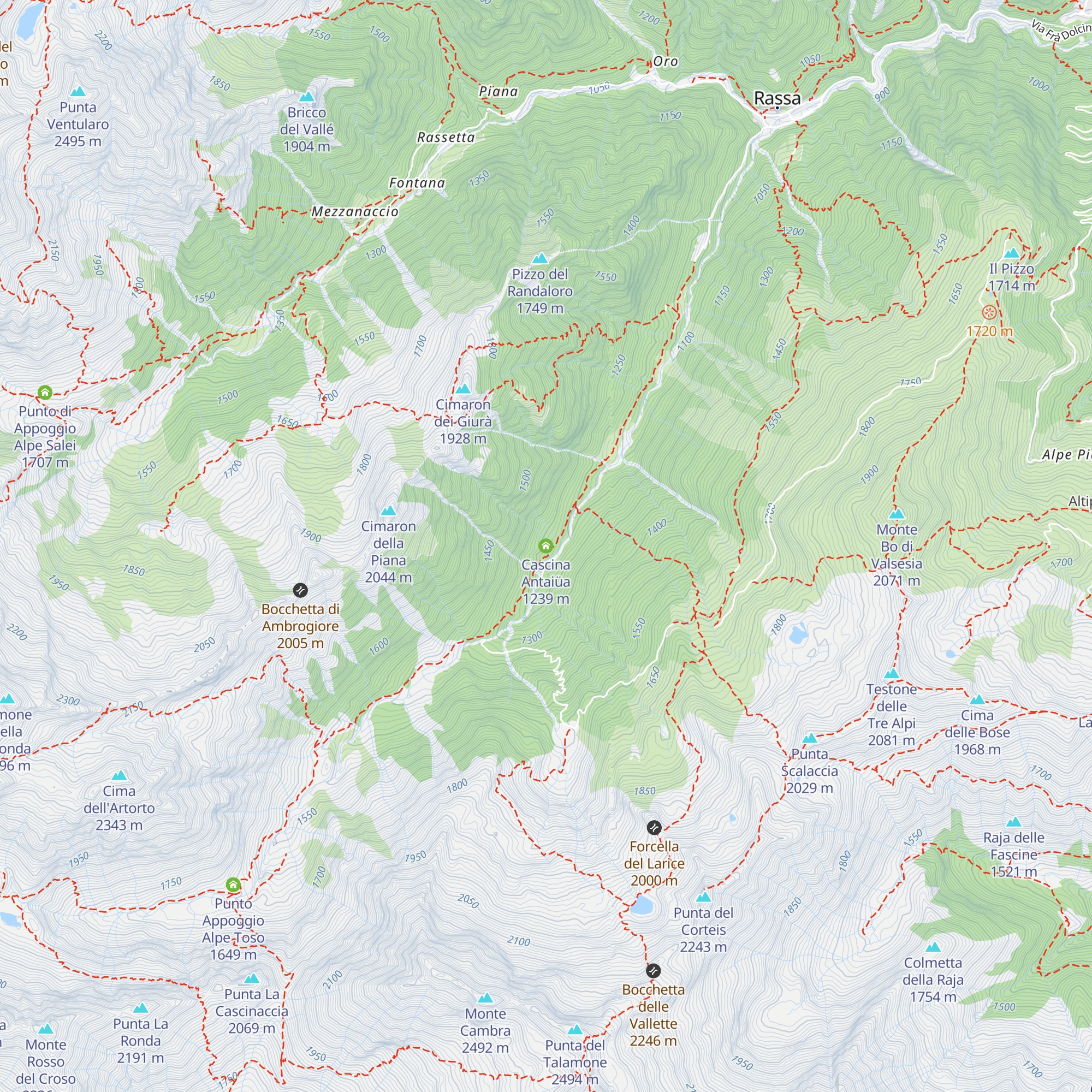 Cascina Antaiüa map