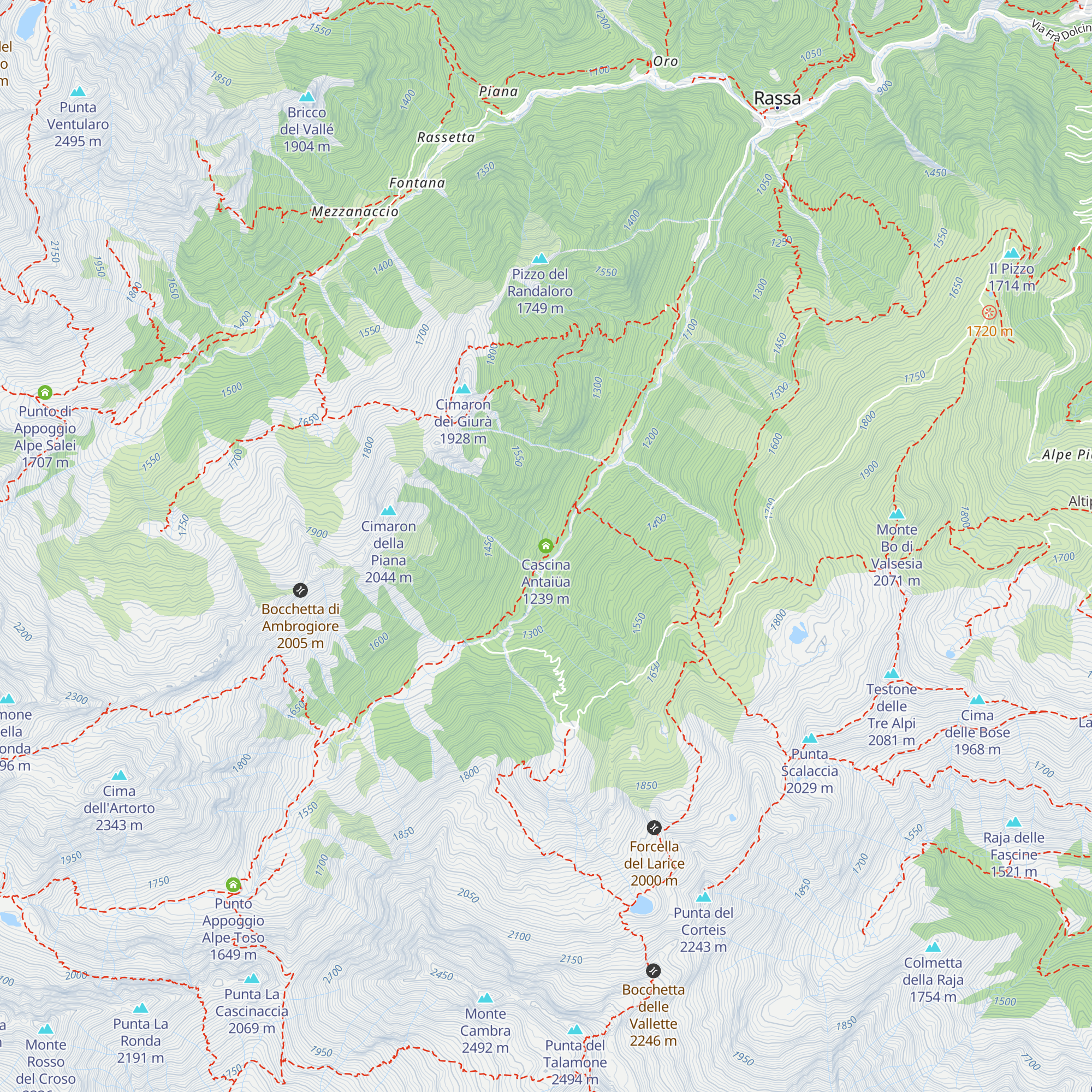 Cascina Antaiüa map