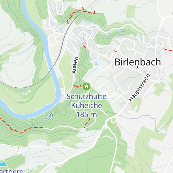 Map of Schutzhütte Kuheiche
