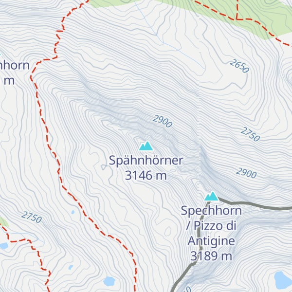 Map of Spähnhörner