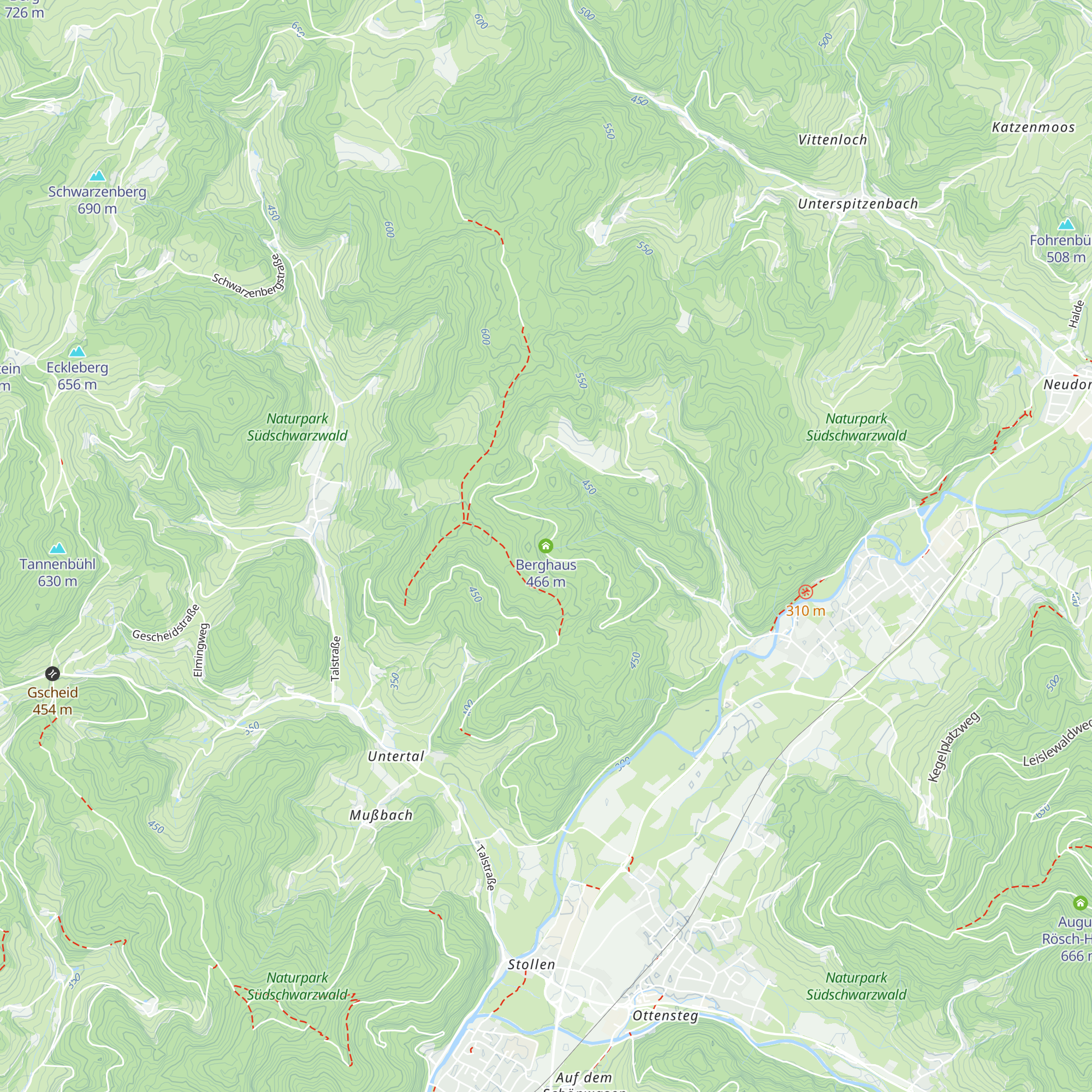 Berghaus map