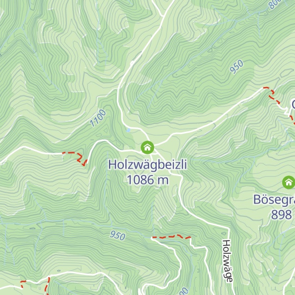 Map of Holzwägbeizli