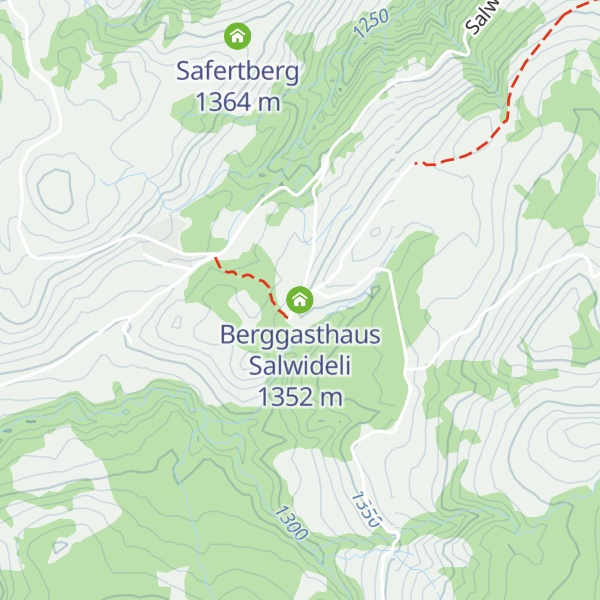 Map of Berggasthaus Salwideli