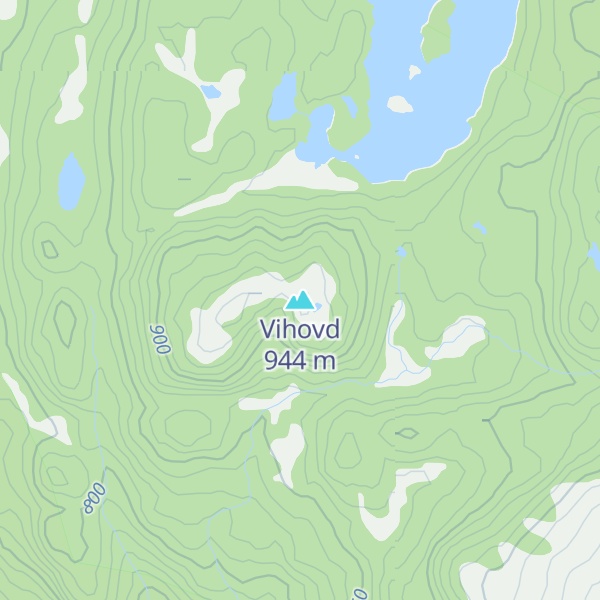 Map of Vihovd