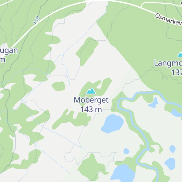Map of Moberget