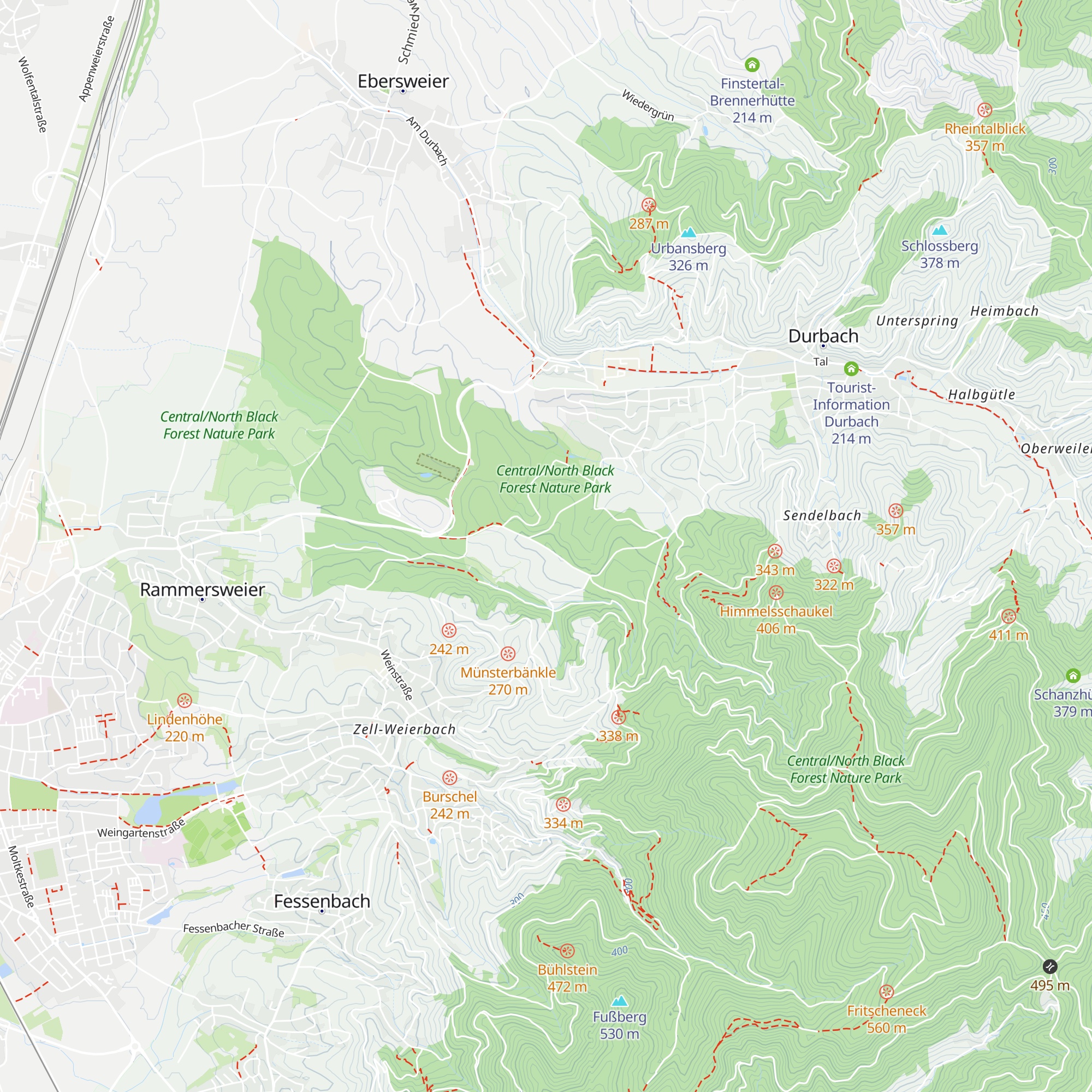 Wetterhütte Neuer Berg map