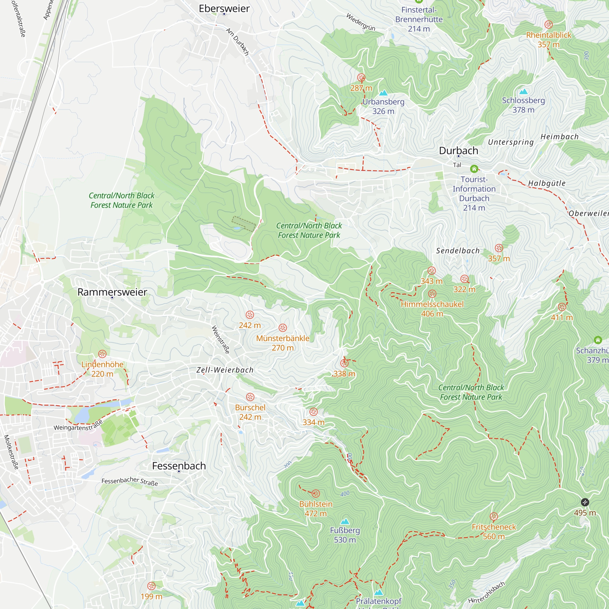Sternenhütte Schwarzwaldverein Offenburg map