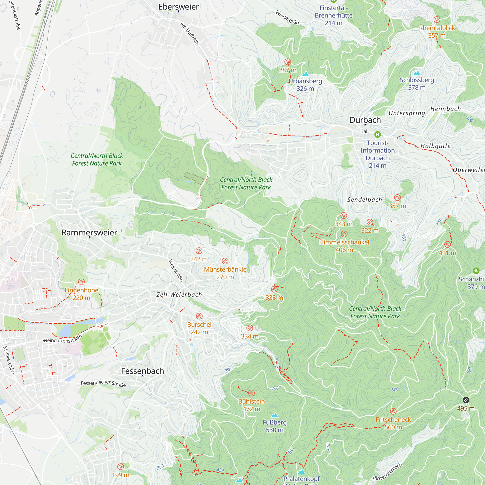 Sternenhütte Schwarzwaldverein Offenburg map