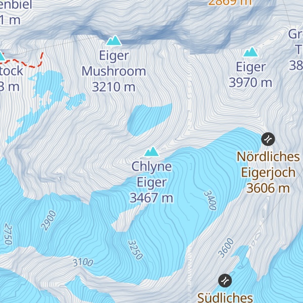 Map of Chlyne Eiger