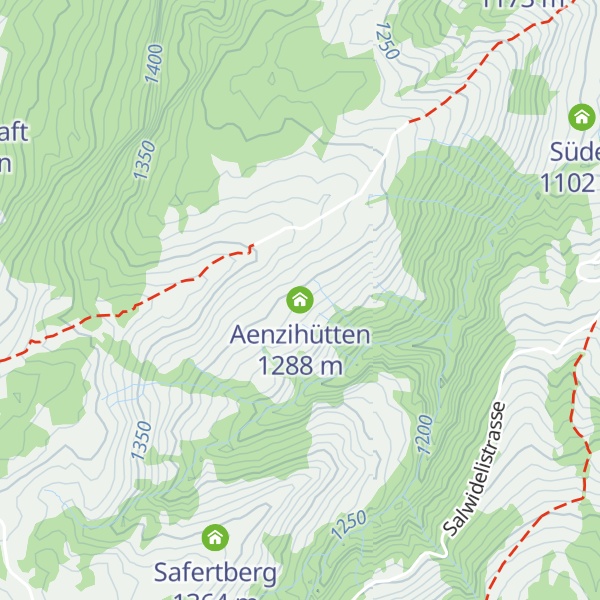 Map of Aenzihütten