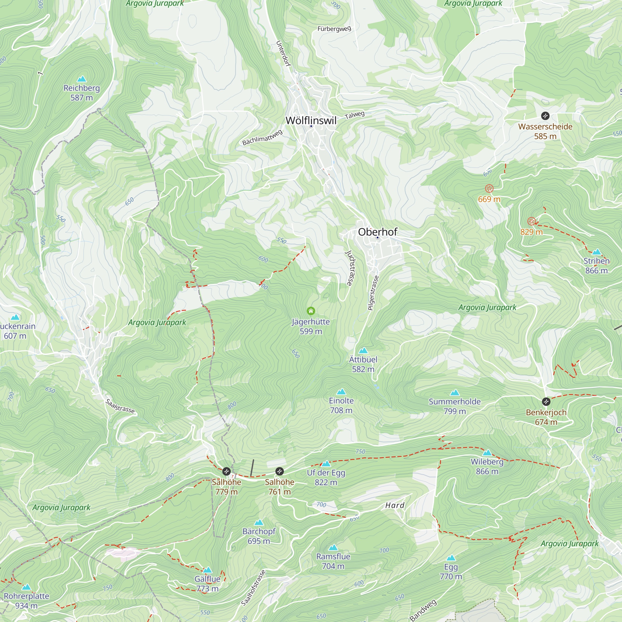 Jägerhütte map