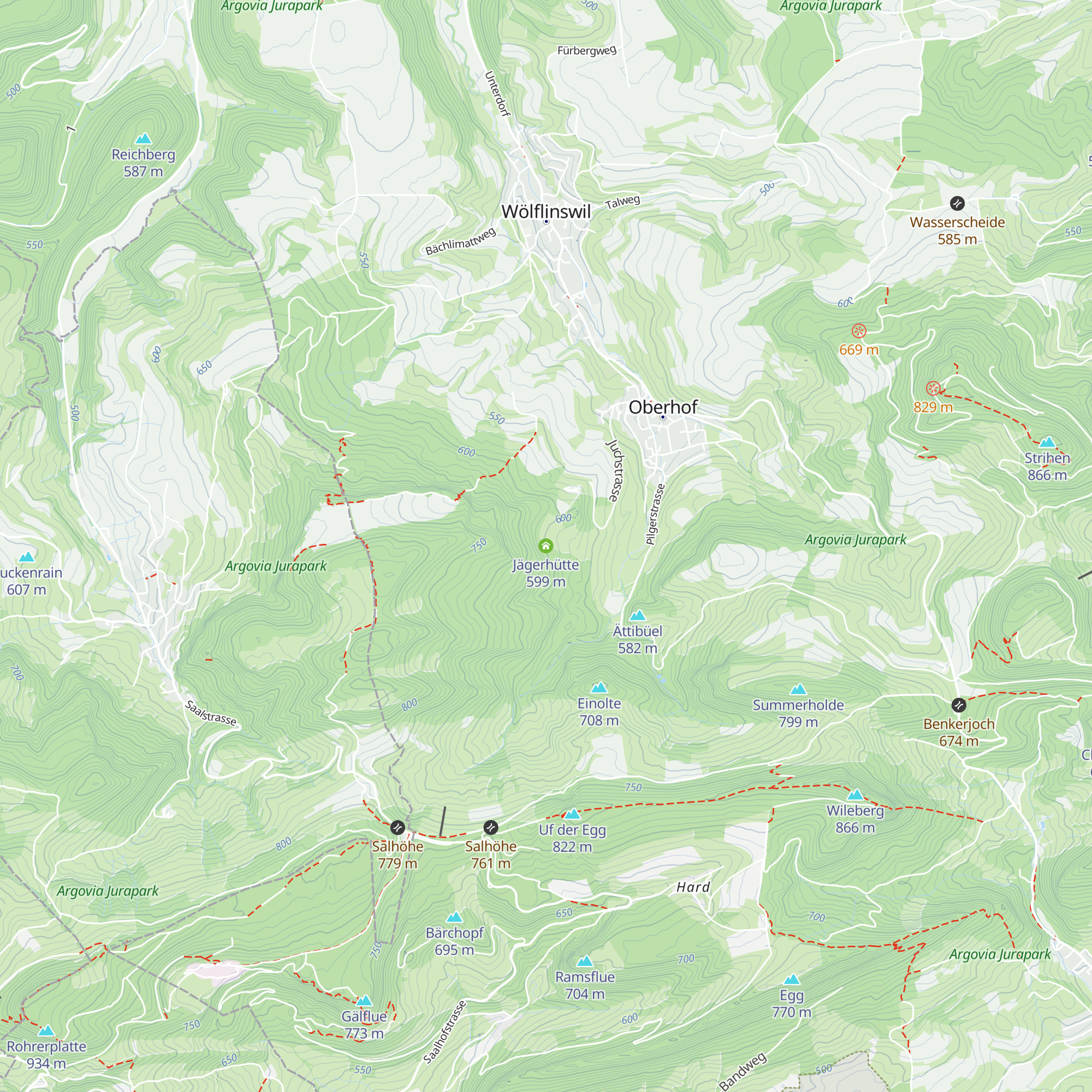 Jägerhütte map