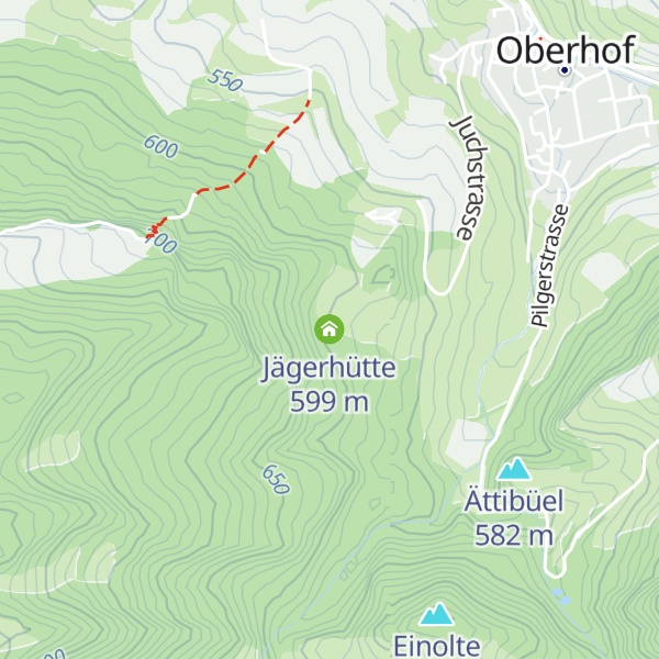 Map of Jägerhütte