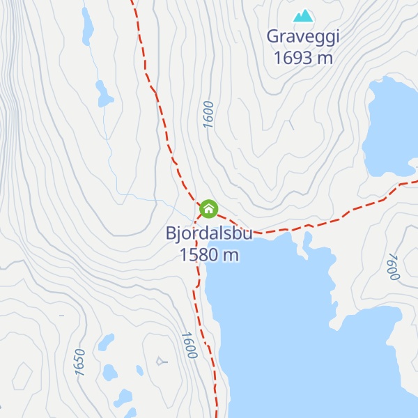 Map of Bjordalsbu