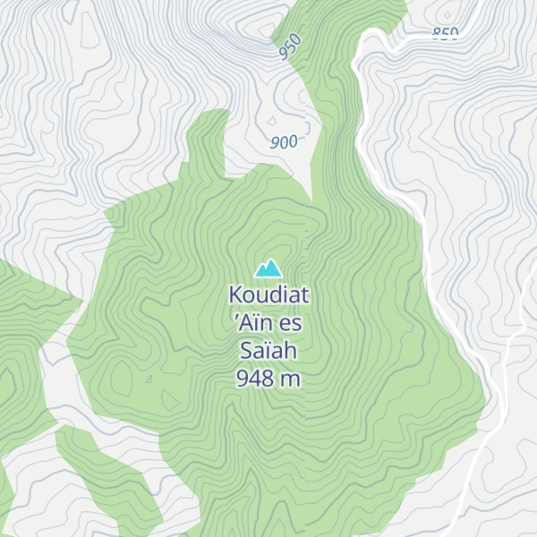 Map of Koudiat ’Aïn es Saïah
