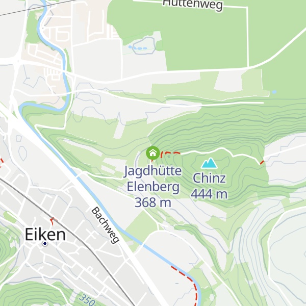 Map of Jagdhütte Elenberg