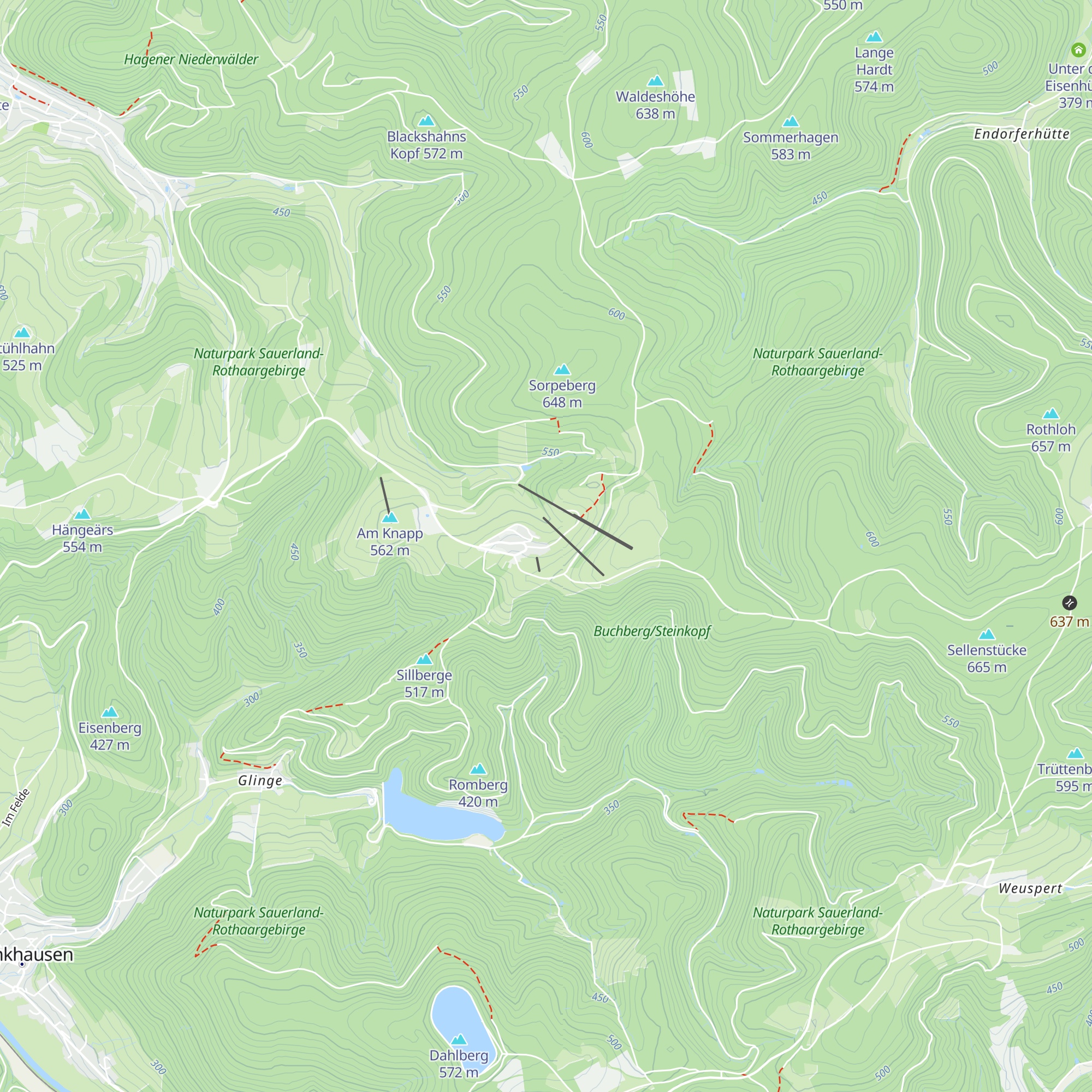 Steinbergs Alm map
