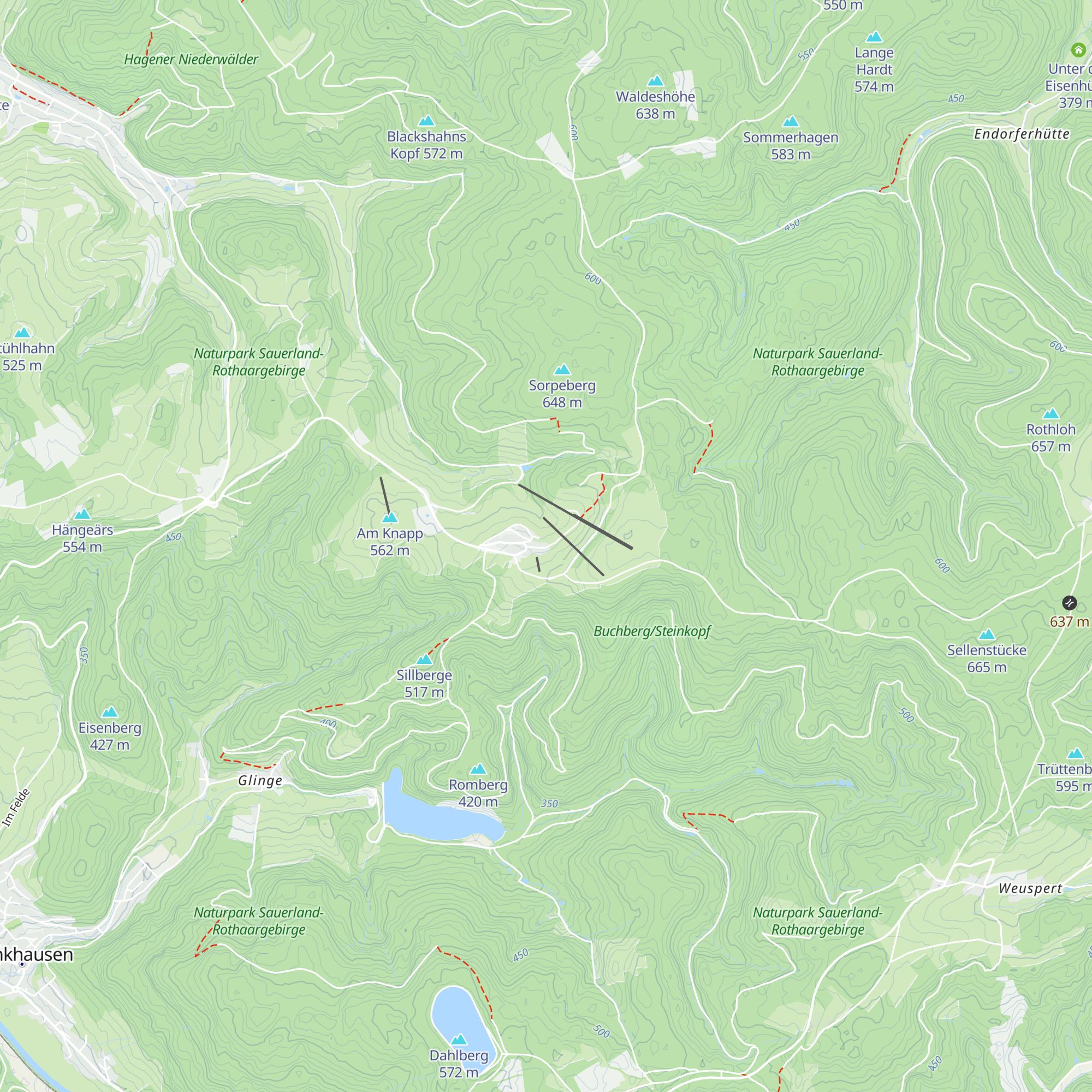 Steinbergs Alm map